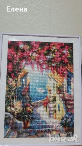 Диамантен гоблен в рамка, снимка 4 - Гоблени - 44246263