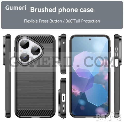  Huawei Pura 80  Гръб "Карбон Шарк", снимка 5 - Калъфи, кейсове - 52176380