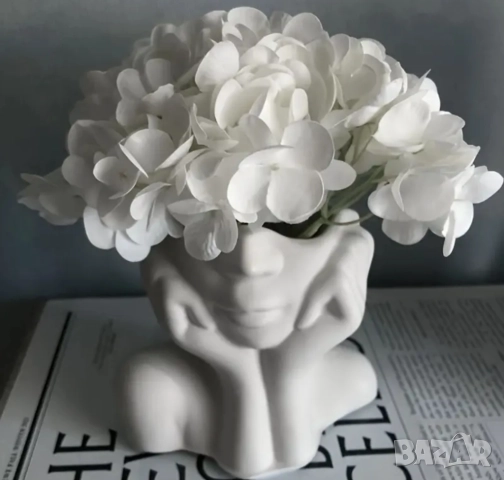 Молд кашпа лице с ръце , снимка 7 - Форми - 51637572