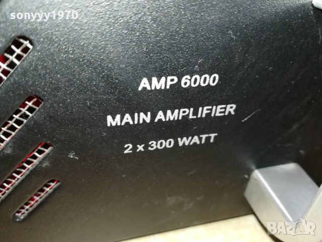 NOVEX AMP6000 2X300W MAIN AMPLIFIER 0310210827, снимка 6 - Ресийвъри, усилватели, смесителни пултове - 34330958