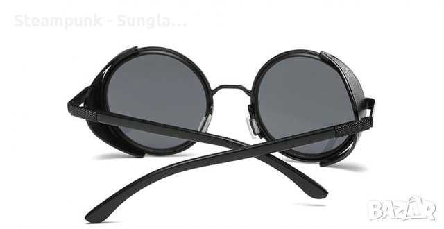 Дизайнерски ретро метални слънчеви очила Steampunk Unisex 2023, снимка 2 - Слънчеви и диоптрични очила - 39415614