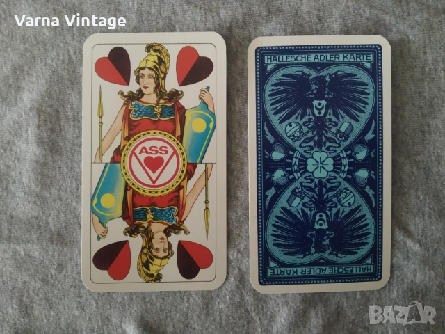 РЕДКИ колекционерски карти в оригиналната пластмасова кутия НОВИ. ASS Altenburg Германия., снимка 2 - Карти за игра - 51964087
