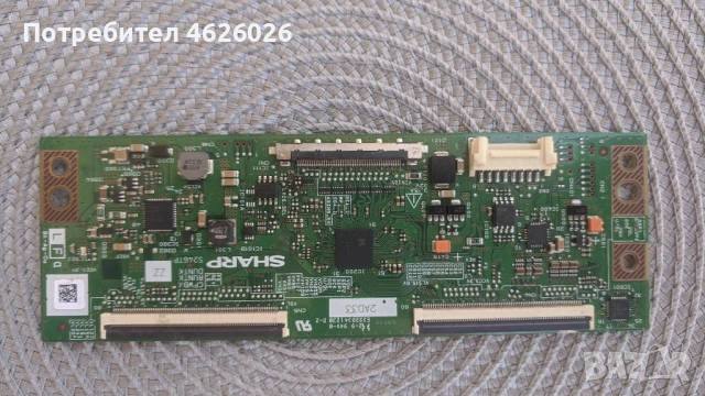 T-CON BOARD /ТИКОНИ/ -1.1SHARP /CPWBK,RUNTK/DUNTK/-5246TP// LC37WU/LC42WU/LC47WU-6870C-0202B/V400H1/, снимка 5 - Части и Платки - 53289359