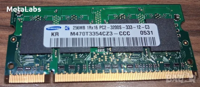 Samsung 256MB DDR2 за лаптоп