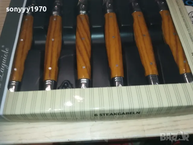 LAGUIOLE FRANCE-NEW 6БР ВИЛИЦИ 0610240930, снимка 9 - Колекции - 47479625