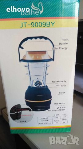 Соларен фенер baihe jt-9009by, снимка 5 - Къмпинг осветление - 41961955