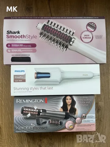 Remington AS8810 Keratin Protect, Shark SmoothStyle HT212EU и Philips WavePro Styler 9000