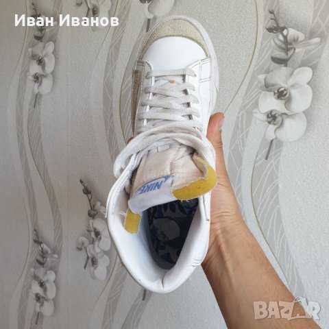 маратонки /кецове Nike Blazer Mid 77 White номер 39 , снимка 16 - Маратонки - 40998756