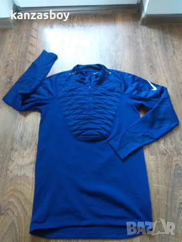 Nike Therma-FIT Winter Warrior Strike Drill Top - мъжка фитнес блуза КАТО НОВА S, снимка 7 - Блузи - 49103796