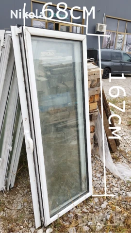 Алуминиеви крила от прозорци без каса - дограма прозорец 116/164 и 68/167см, снимка 13 - Дограми - 51222480