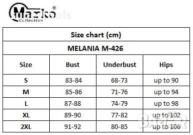 Дамски бански костюм Marko Melania M-426 размер S, снимка 6 - Бански костюми - 51132769