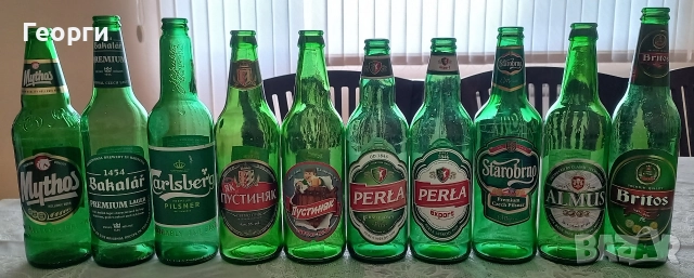Колекция от 220 бутилки от бира, снимка 6 - Колекции - 52584912