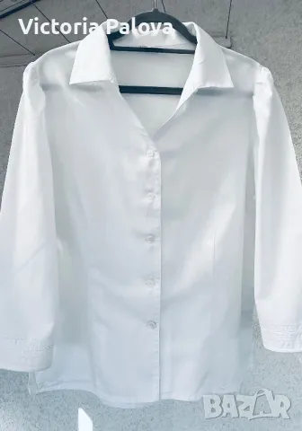 Скъпа бяла риза/блуза H. MOSER Австрия