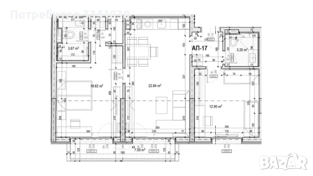 3-стаен с акт 16 в жк. Връбница 1, снимка 6 - Апартаменти - 53145090