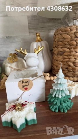 Соеви свещи, снимка 4 - Ръчно изработени сувенири - 52823351