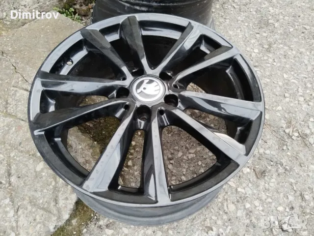 Лети джанти 18 цола 5х112 7.5J Skoda Audi Mercedes VW, снимка 2 - Гуми и джанти - 49527965