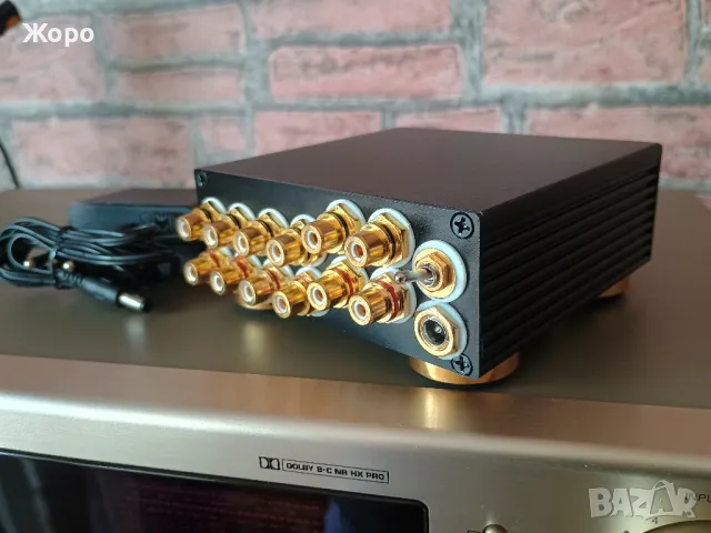 ⏯️Клип. HQ DIY моторизиран stereo пасивен предусилвател , снимка 4 - Ресийвъри, усилватели, смесителни пултове - 47553957
