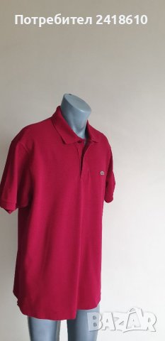 Lacoste Classic Fit Pique Cotton Mens Size 6 -XL  ОРИГИНАЛ! Мъжка Тениска!, снимка 10 - Тениски - 40938449