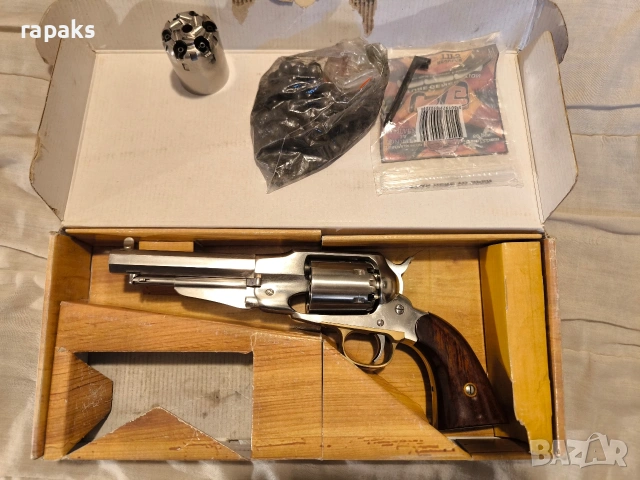 Реплика на револвер Ремингтон. Пистолет, пушка , снимка 3 - Антикварни и старинни предмети - 53442325