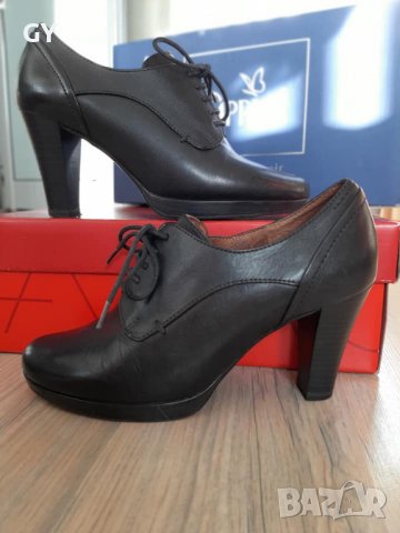 Елегантни черни обувки на ток Caprice , снимка 4 - Дамски обувки на ток - 38686547