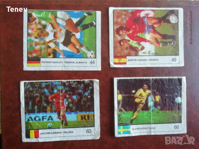 Картинки от дъвки Cin- cin (футбол) - 8 бр., снимка 2 - Колекции - 49518148