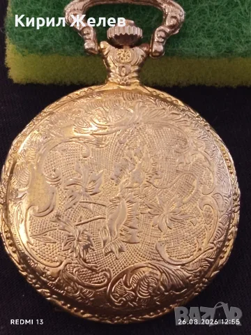 Винтидж стил джобен часовник механичен SAIHO 17 jewels за КОЛЕКЦИОНЕРИ 30123, снимка 5 - Джобни - 55815990