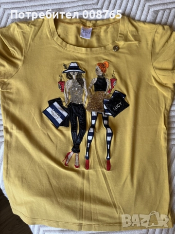 Дамска тениска LUCY FASHION, снимка 2 - Тениски - 55830648