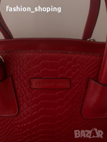 Дамска чанта Cerruti 1881, естествена кожа, снимка 5 - Чанти - 38890369