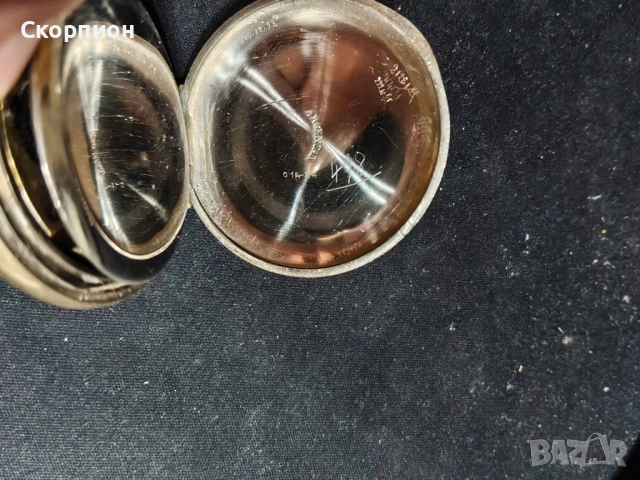 Швейцарски джобен часовник - Argentan -  Цилиндър - РЯДЪК, снимка 7 - Джобни - 48361860