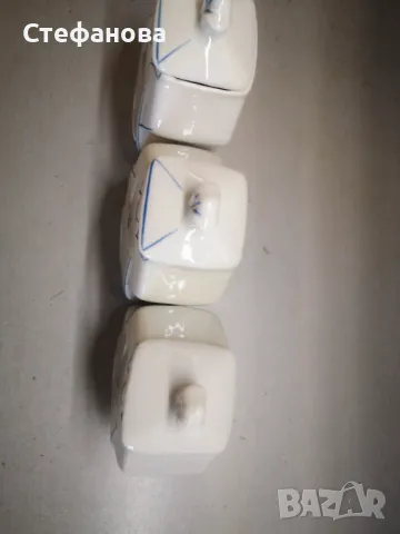 Старинен комплект буркани за подправки, снимка 3 - Антикварни и старинни предмети - 47909799