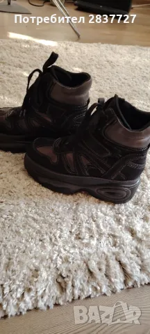 боти зимни на платформа 