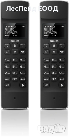Philips M4502B/34 DECT телефон Caller ID Black, снимка 3 - Други - 53517776