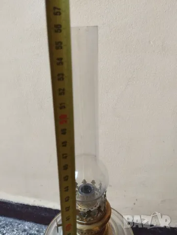 Стара газова лампа, снимка 5 - Други ценни предмети - 48810782