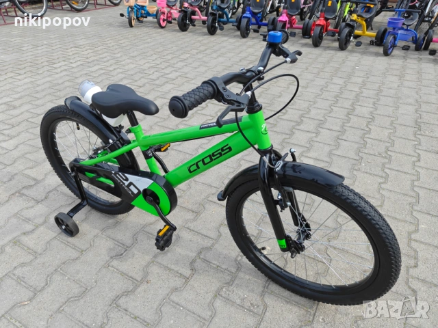 CROSS Велосипед 20" PATROL зелен, снимка 4 - Велосипеди - 53830618