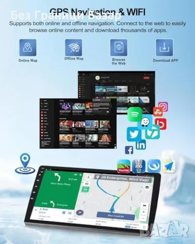 Ново Android 13 CarPlay Радио за Kia Picanto 2011–2017 + Камера за кола, снимка 4 - Друга електроника - 50028111