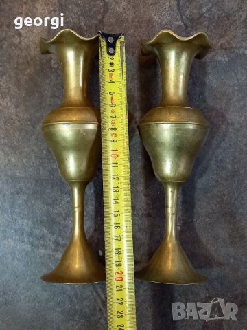 Ретро бронзови вази, снимка 7 - Вази - 35886268
