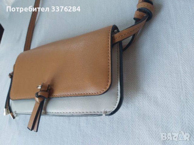 Оригинална елегантна кожена чанта ZARA, снимка 4 - Чанти - 40835883