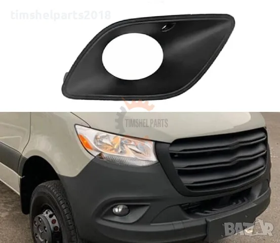 Рамка за халоген за Mercedes Sprinter 907 910 след 2018 год.- Пасажерска страна