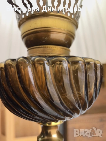 Настолна лампа Амбър, снимка 7 - Настолни лампи - 53586904
