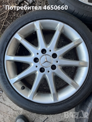 17 цолови алуминиеви джанти за Мерцедес, снимка 3 - Гуми и джанти - 52988569