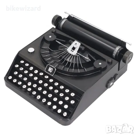 Модел декорация на винтидж пишеща машина, желязна антична ретро НОВА, снимка 5 - Други стоки за дома - 50309630