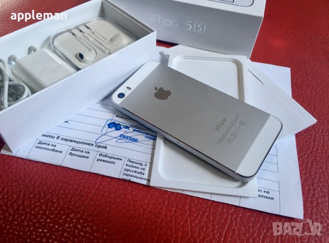 Apple iPhone 5S бял 16Gb Фабрично отключен Айфон телефон, снимка 5 - Apple iPhone - 36957685