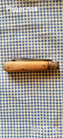 старо масивно сгъваемо ножче Велико Търново, снимка 1 - Ножове - 44611151