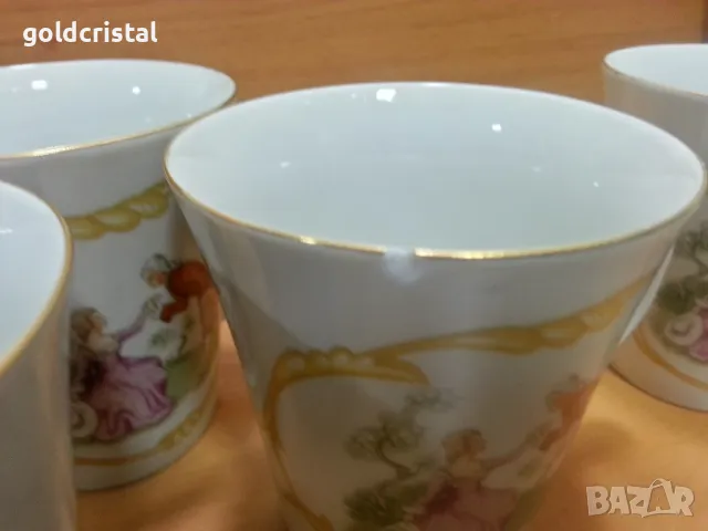 Стар полски порцелан чаши за чай , снимка 8 - Антикварни и старинни предмети - 44343914