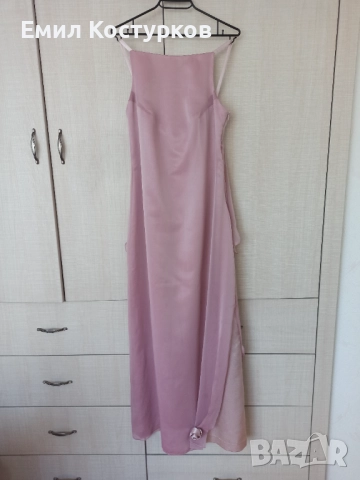 Продавам дълга официална рокля - нежно розов цвят