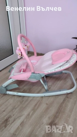 Музикален детски шезлонг, снимка 5 - Детски шезлонги - 52539263