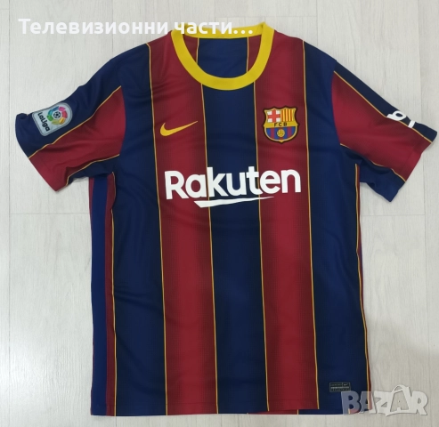 Футболна тениска на Барселона от сезон 2020/2021 домакински екип Nike CD4232-456 размер L, снимка 3 - Спортни дрехи, екипи - 51634881