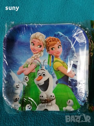 Парти чинийки Замръзналото кралство, снимка 1