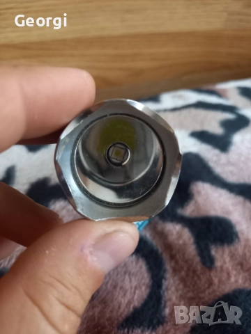 Фенер с лед осветление метален с голяма издръжлива батерия, снимка 6 - Други стоки за дома - 51773445