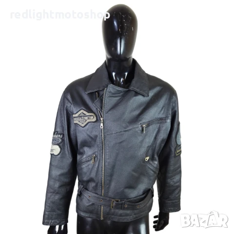 📌 5265 Jonh F.Gee Мъжко кожено яке | Рокерия | Размер 48 | 120 лв.
